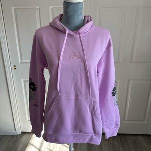Women NWT Adidas Lilac Hoodie Sweatshirt
